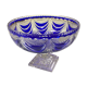 Dish Bohemian crystal two-tone