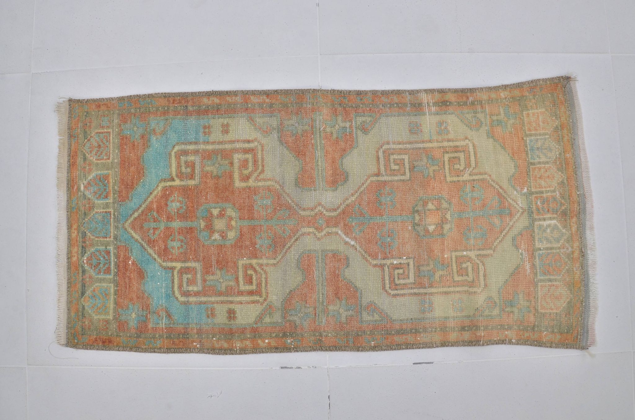 Tapis de porte décoratif Oushak sku 3985