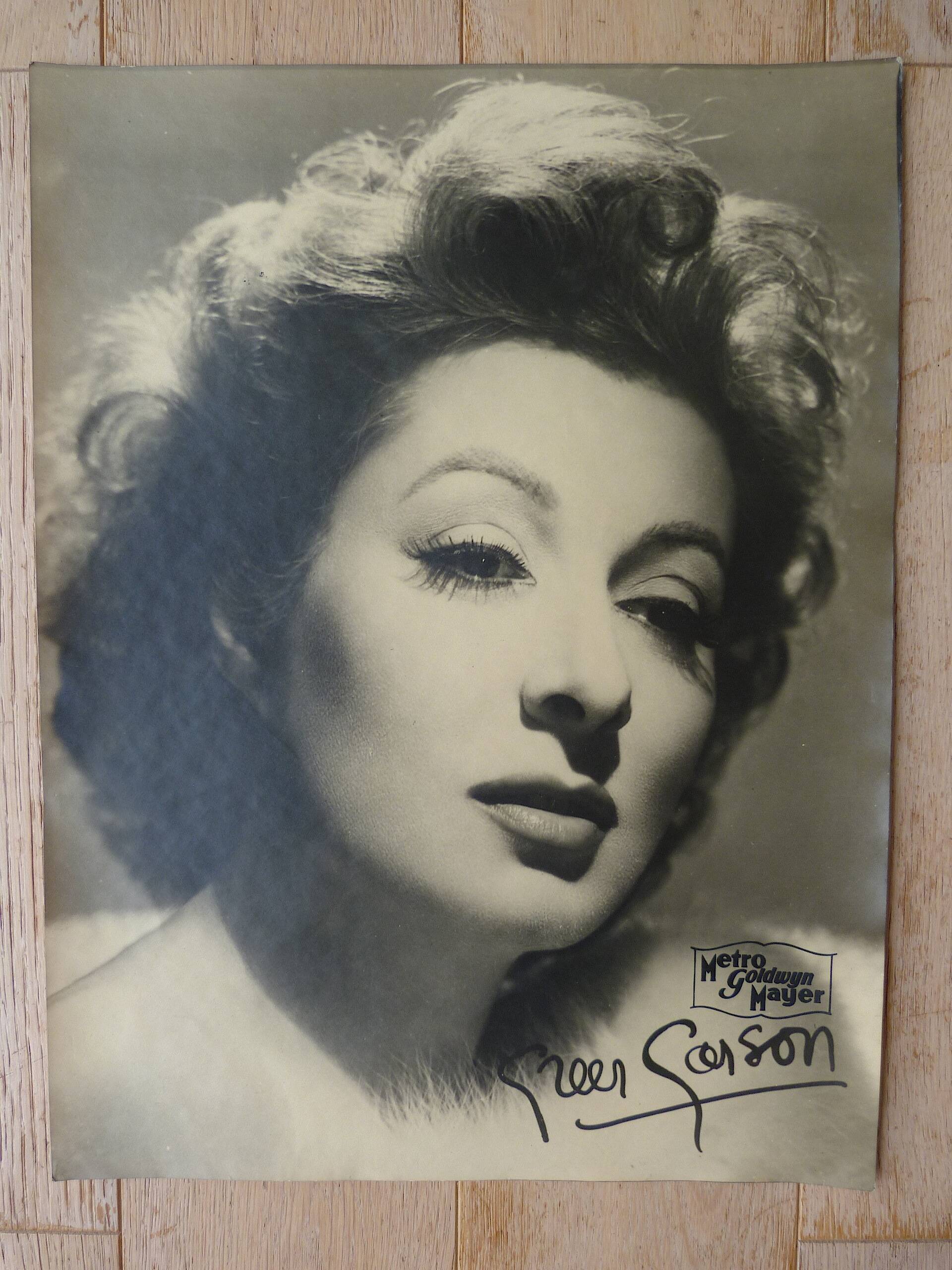 8 vintage autographed photos of American stars Metro Goldwin Mayer