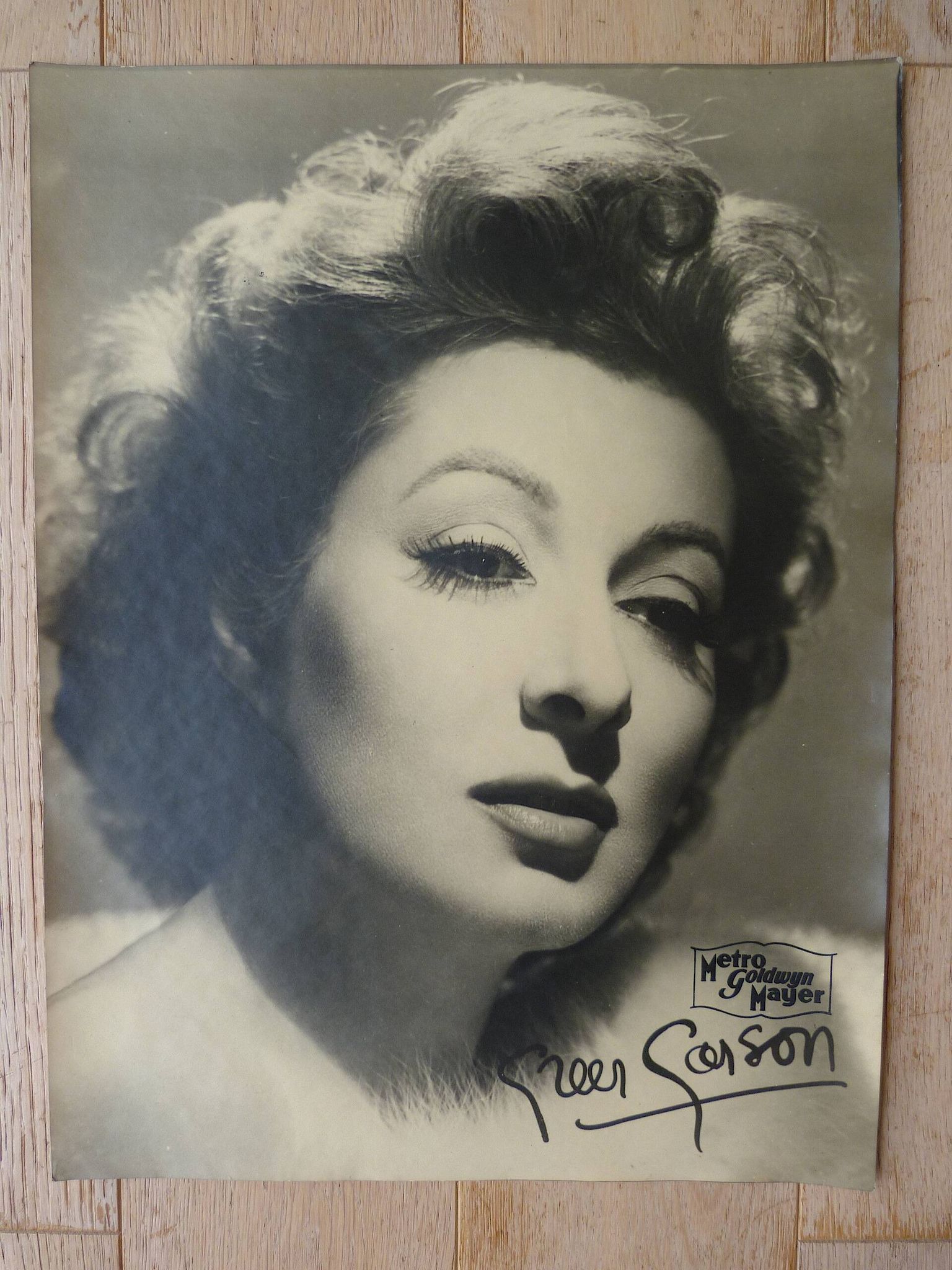 8 vintage autographed photos of American stars Metro Goldwin Mayer