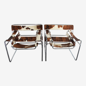Wassily armchairs by Marcel Breuer