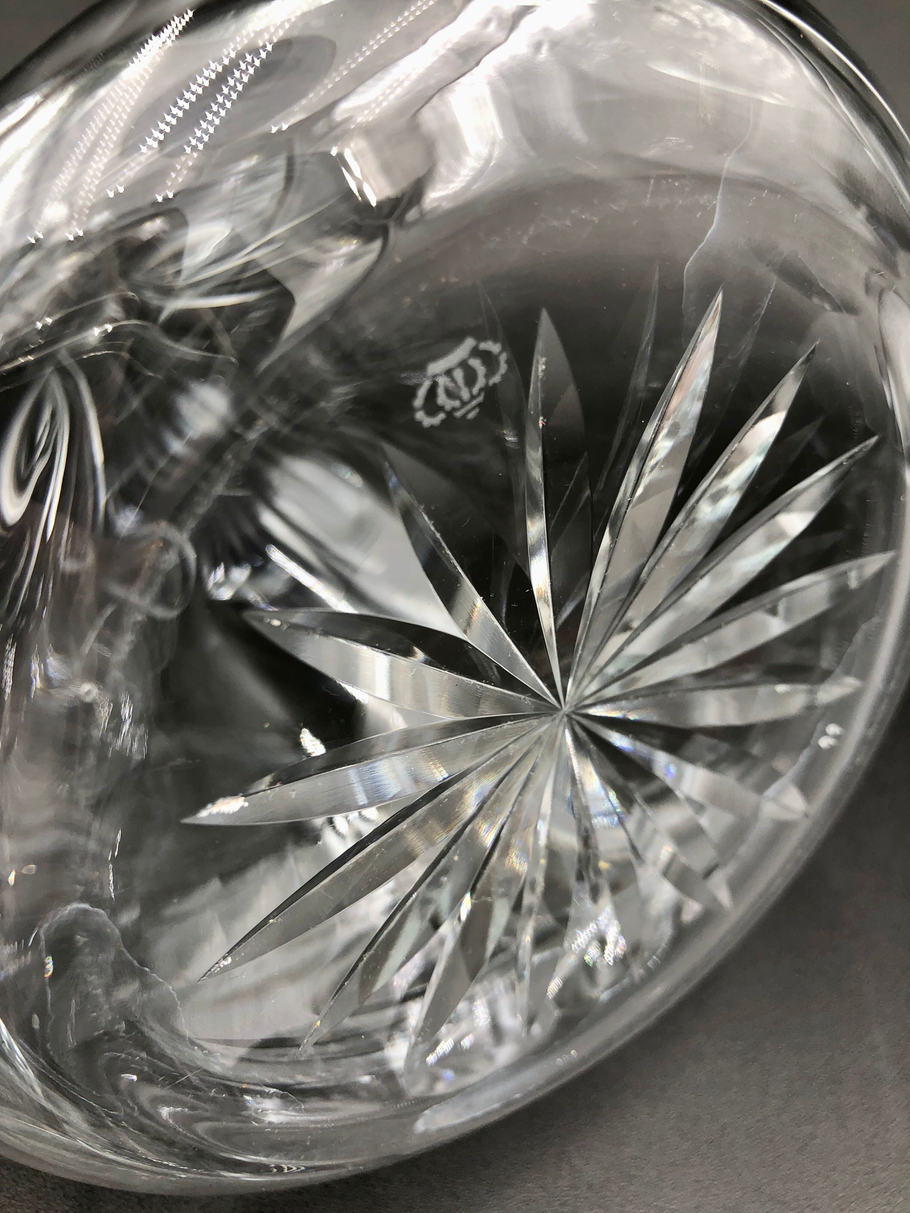 Crystal decanter Val Saint Lambert