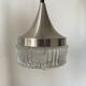 Scandinavian vintage bubble glass tulip pendant light