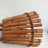 Cache pot en rotin et bambou année 60