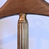 Retro night valet in brass and wood in Neoclassical style