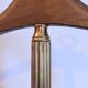 Retro night valet in brass and wood in Neoclassical style