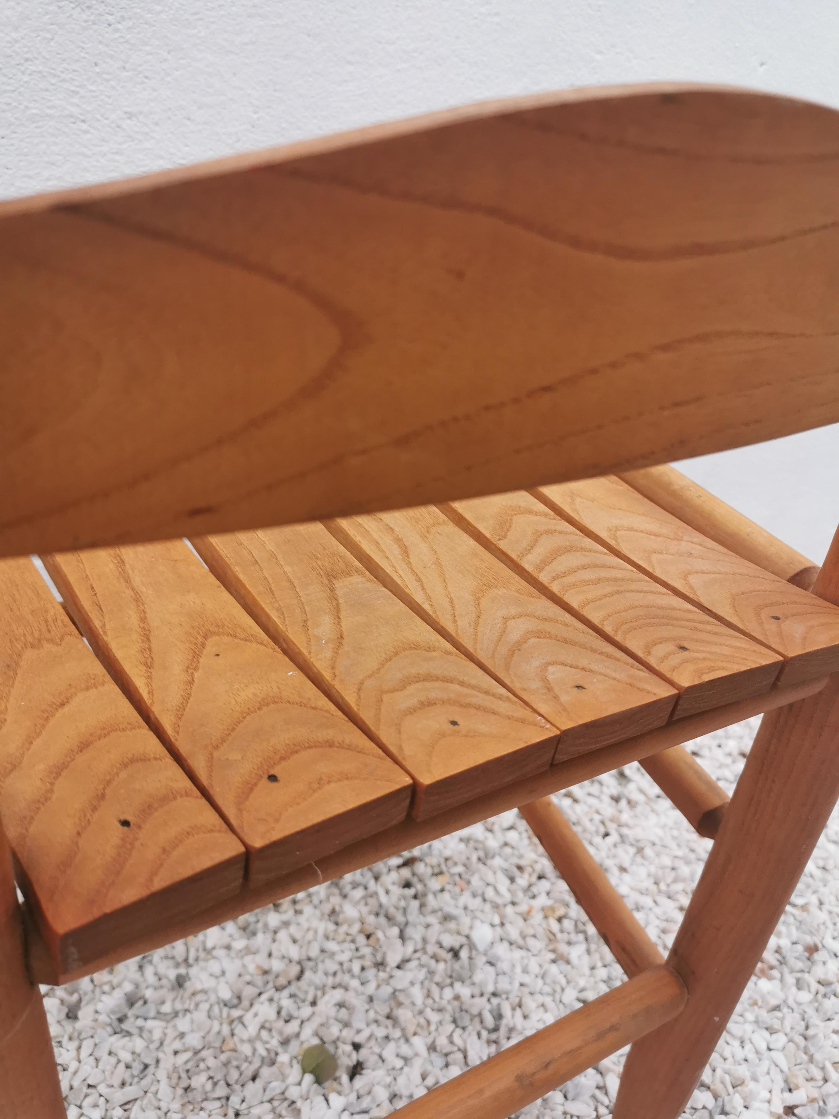 Mid-century pine chair