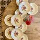 Set of 8 vintage soup plates from Gien