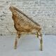 Rattan basket armchair from the 60s