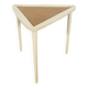 table basse tripode blanche et bois Arthur Umanoff