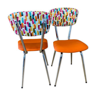 Chaises formica vintage revisitées