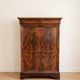 Secrétaire ancien en bois et marbre