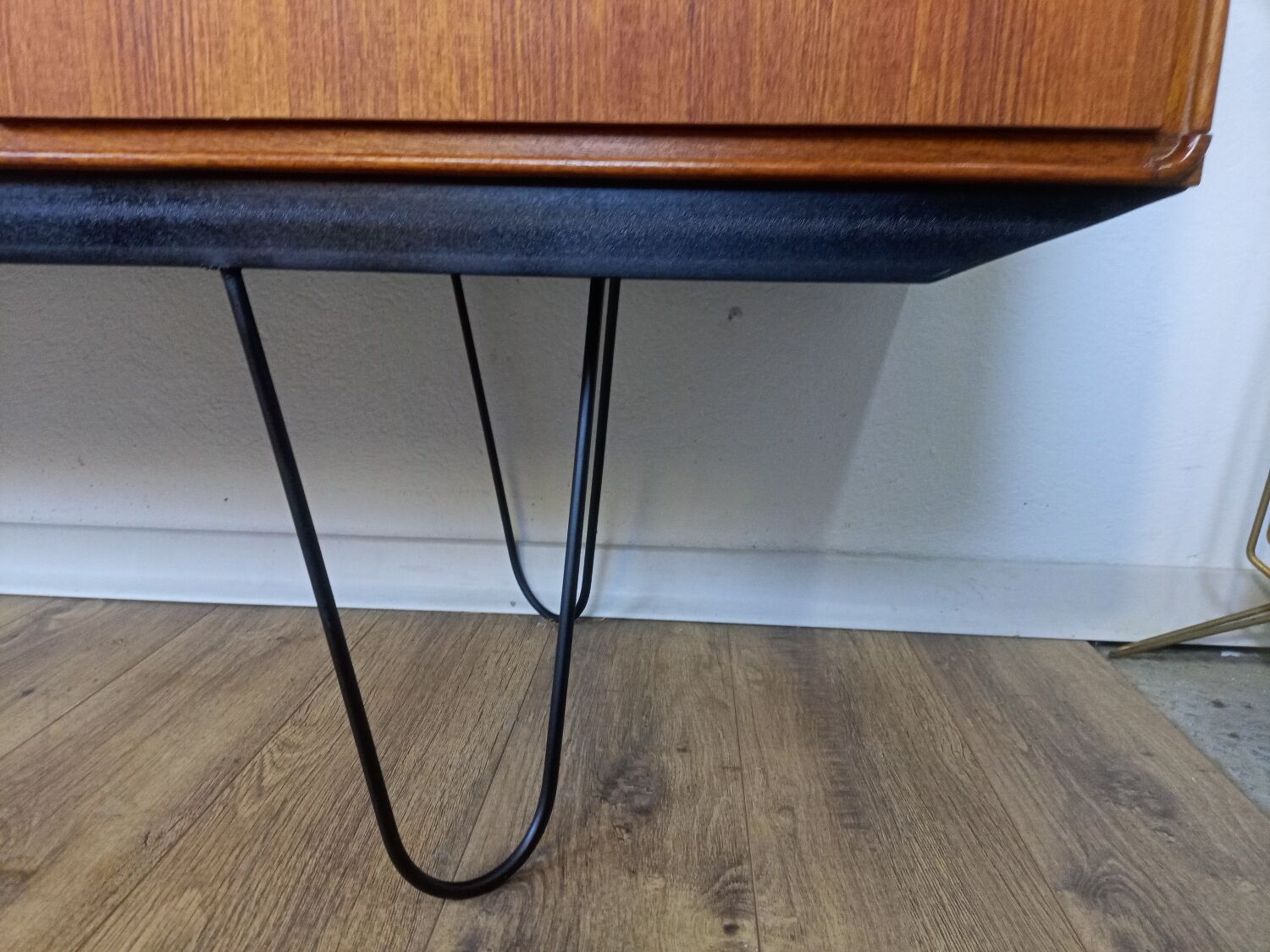 Scandinavian sideboard Fristho teak and metal