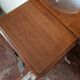 Retro cherry wood marble hairdresser