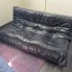 Togo Ligne Roset 3-seater - Black leather