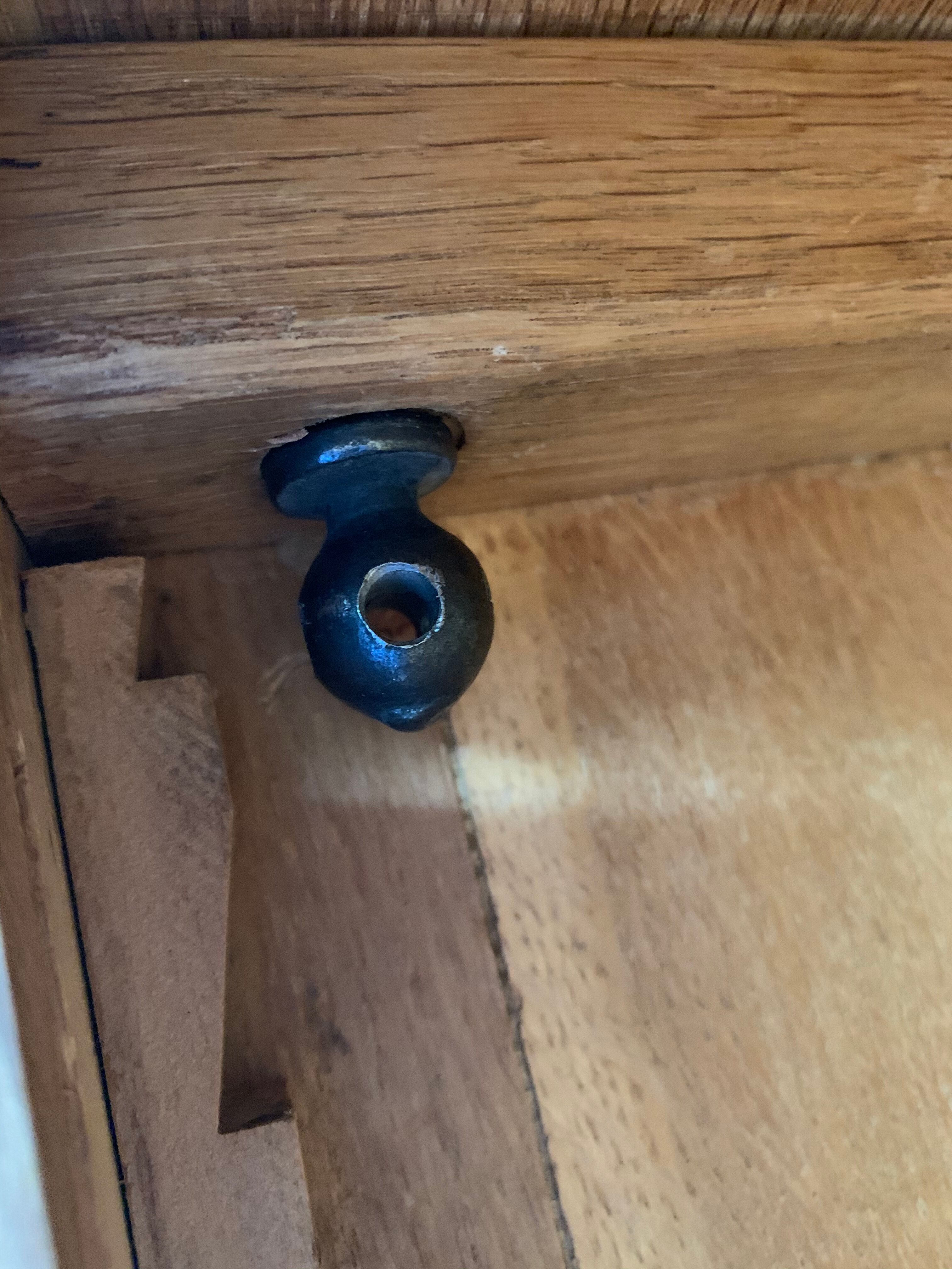 1950 compass foot cabinet