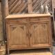 Old Parisian buffet in raw oak with 2 drawers