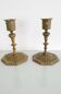 Pair of gilt bronze candlesticks signed Alfred Daubrée, Napoleon III