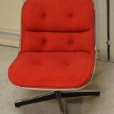 Pair of chairs of Charles Pollock for Knoll