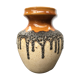 Former beige brown ceramic vase