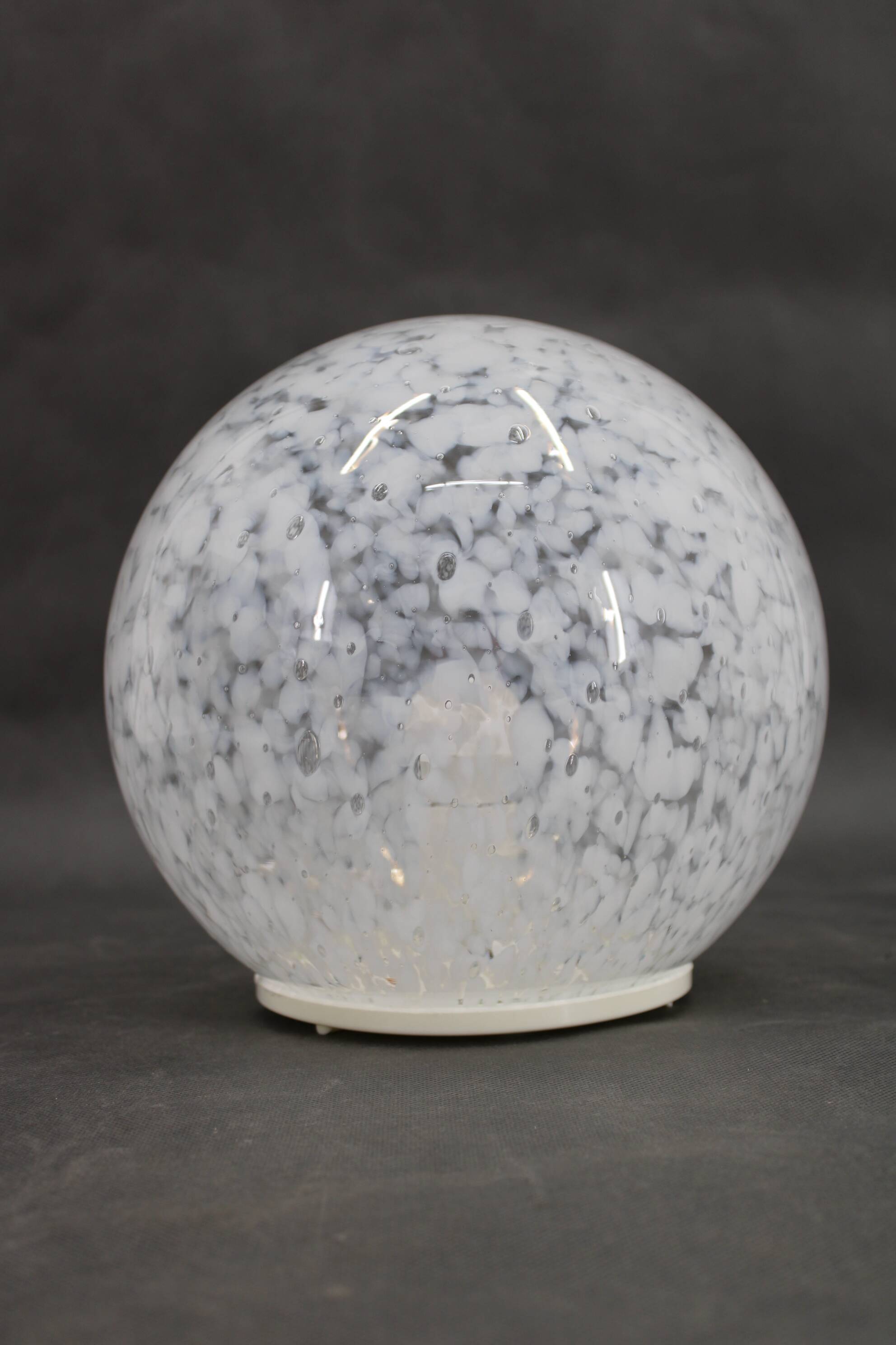 1980s Glass Globe Table Lamp , 3items available