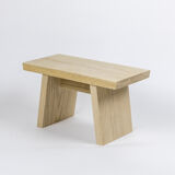 Japanese stool in solid oak
