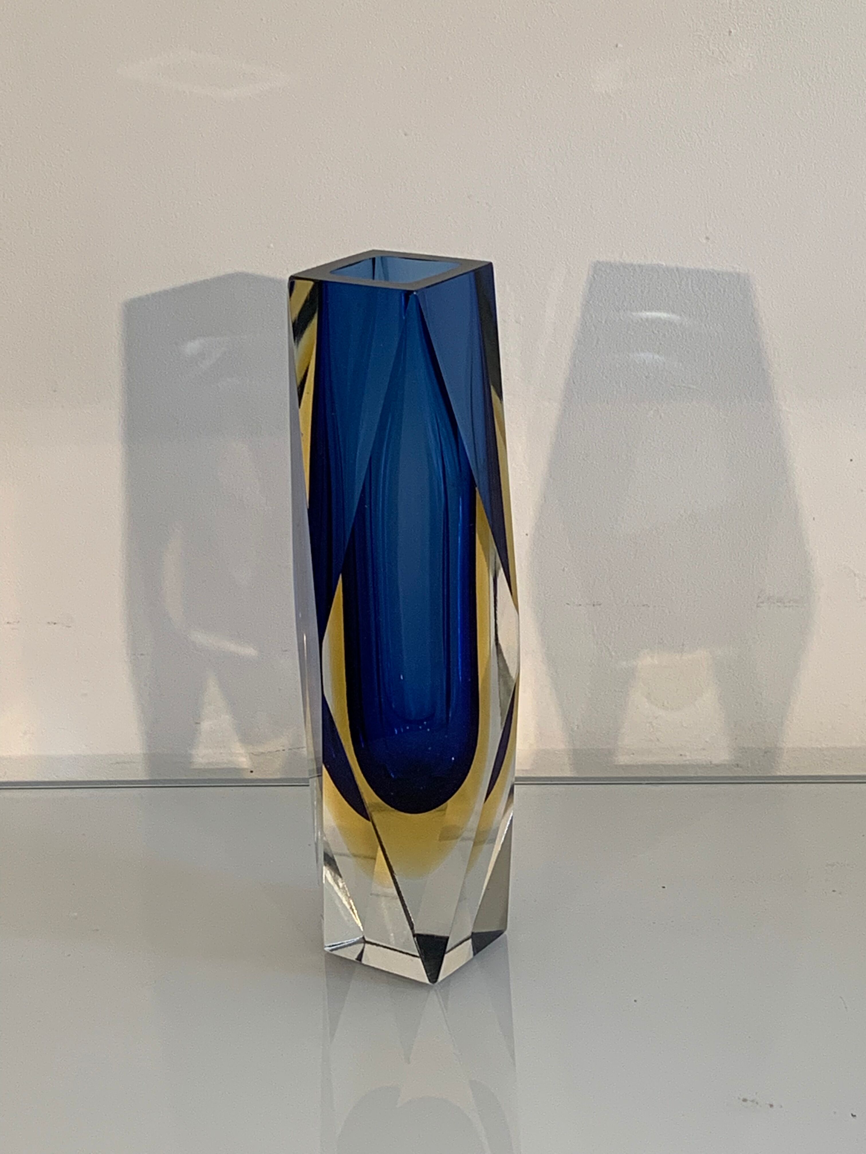 Murano vintage vases by Flavio Poli 1970