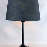 Black table lamp, Jumo, Modern, France 1980