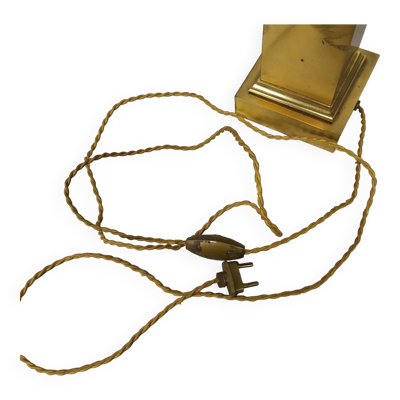 Lampe bronze doré maison Charles