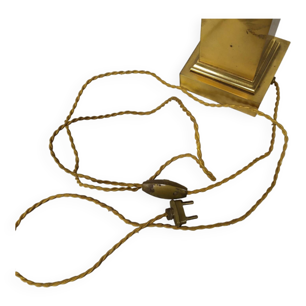 Lampe bronze doré maison Charles