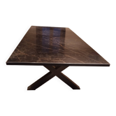 large table without chairs