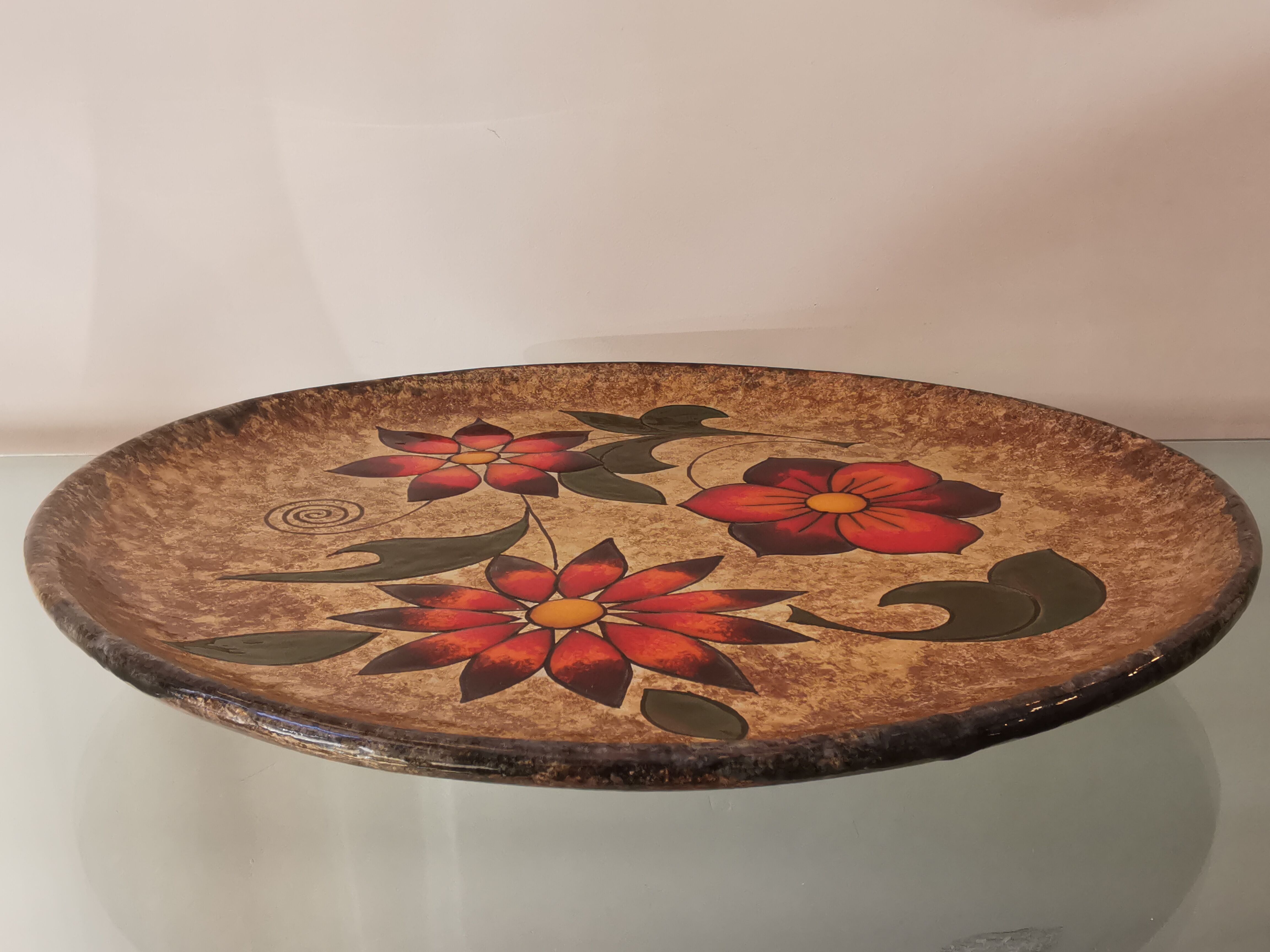 vintage ceramic dish from Port de bouc, France