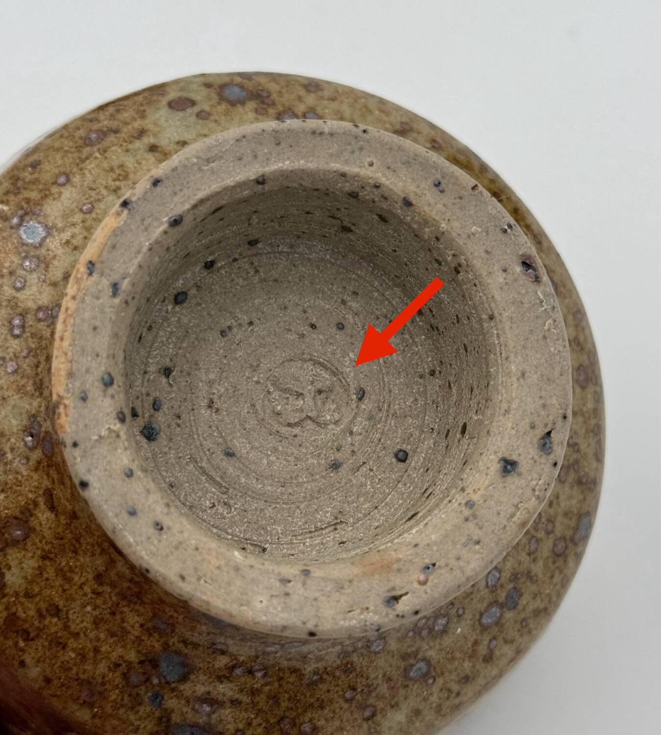 4 tasses vintage gustave tiffoche en grès