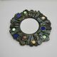 Ceramic mirror by Jacky Coville, 1970s.