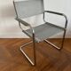 MG5 Grassi style chrome armchair