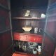 19th-century lacquered Chinese wedding armoire