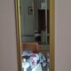 Miroir biseauté octogonal - encadrement doré 30x 140cm