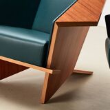 Frank Lloyd Wright Pair of Taliesin 1 Lounge Chairs for Cassina 1949/2018