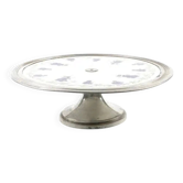 Porte-gâteau de sécession, porcelaine, laiton argenté, Autriche, début du XXe siècle