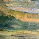 Vintage Modernists Oil Painting Autumn Landscape by Aksel 1960s