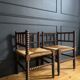 Paire de fauteuils anciens dits "Bobine"