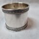 Solid silver towel ring