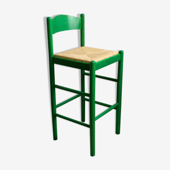 Mulched green bar chair