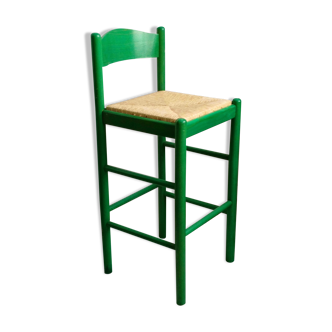 Mulched green bar chair