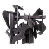 Jean Campa. Patinated metal sculpture. Year 1995.