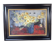 Signed painting by Idka Cohen, oil on canvas, still life with flowers, year