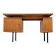 Vintage teak veneer desk from the 1960s