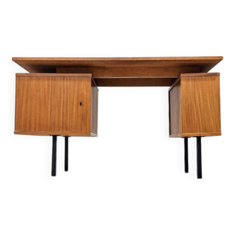 Vintage teak veneer desk from the 1960s