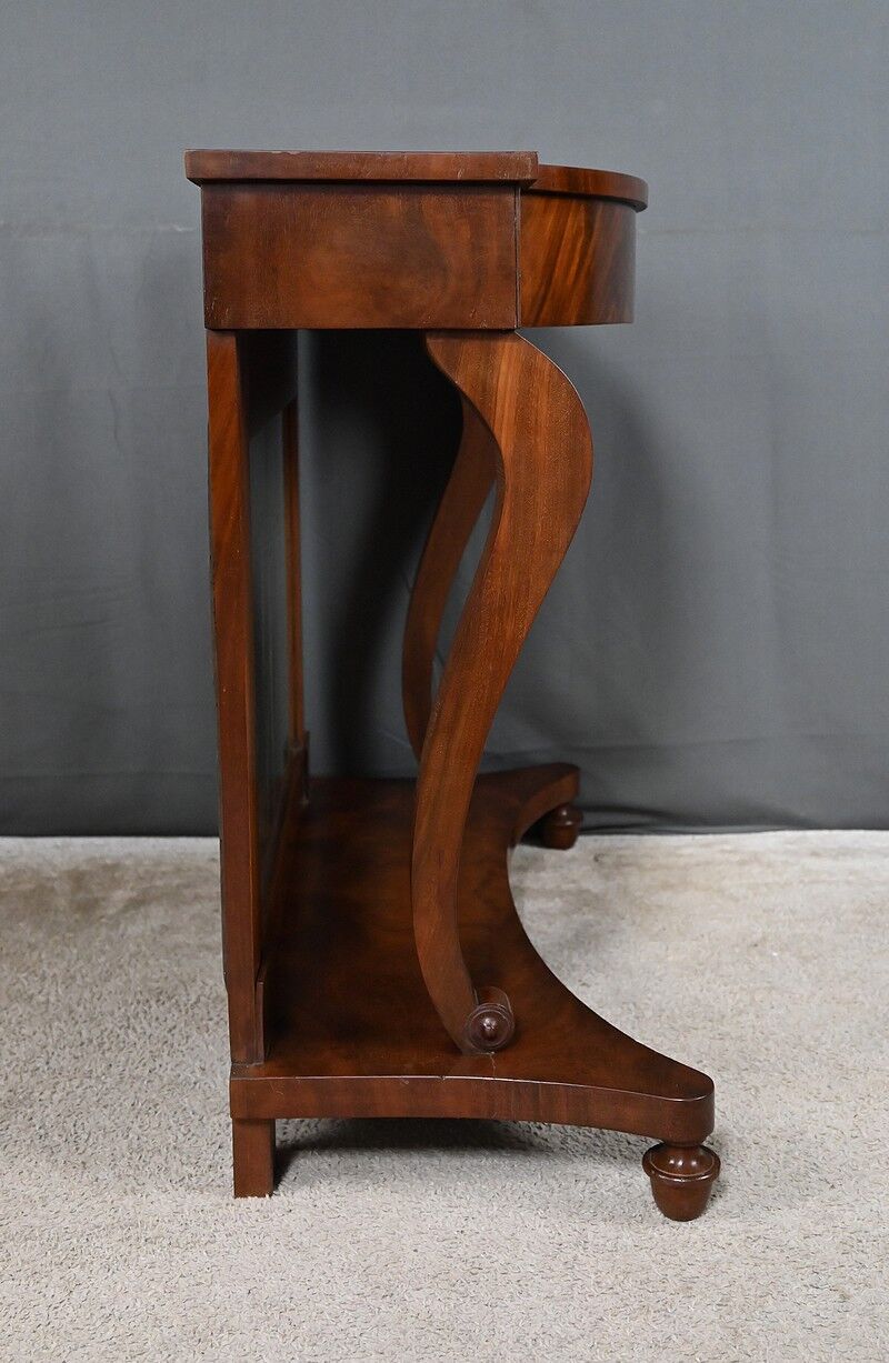 Mahogany console, Restoration period – first part of the 19th century