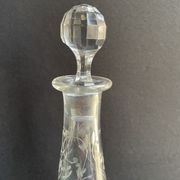 Saint Louis cut crystal stamped decanter